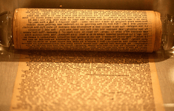 The original scroll of On The Road